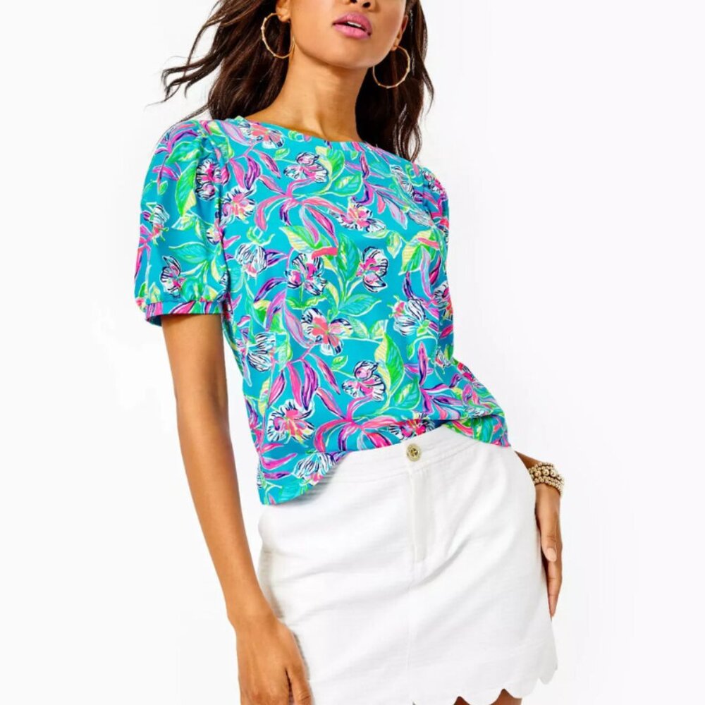 Lilly Pulitzer Colette Scallop Hem Skort